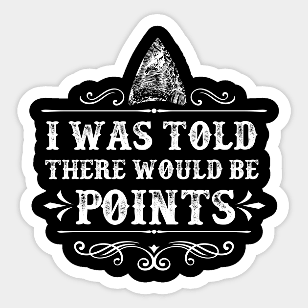 Funny Arrowhead Collecting Vintage Look Gifts Sticker by MarkusShirts